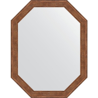 Зеркало Evoform Octagon 54x69 BY 7014 в багетной раме - Сухой тростник 51, купить, цена, заказать, магазин, доставка, скидка, промокод, купить, цена, заказать, магазин, доставка, скидка, промокод