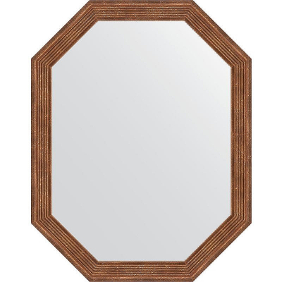 Зеркало Evoform Octagon 54x69 BY 7014 в багетной раме - Сухой тростник 51