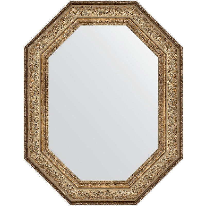 Зеркало Evoform Polygon 90х70 BY 7251 в багетной раме - Виньетка античная бронза 109, купить, цена, заказать, магазин, доставка, скидка, промокод, купить, цена, заказать, магазин, доставка, скидка, промокод