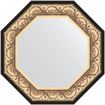 Зеркало Evoform Octagon 65x65 BY 7380 в багетной раме - Барокко золото 106