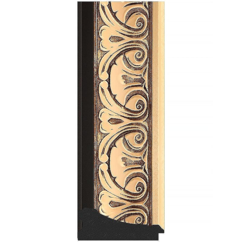 Зеркало Evoform Octagon 65x65 BY 7380 в багетной раме - Барокко золото 106, купить, цена, заказать, магазин, доставка, скидка, промокод, купить, цена, заказать, магазин, доставка, скидка, промокод