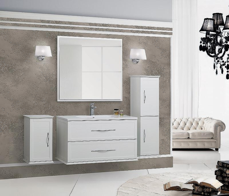 Зеркало Cezares Tiffany 73 45043 с подсветкой Bianco opaco с системой антизапотевания, купить, цена, заказать, магазин, доставка, скидка, промокод, купить, цена, заказать, магазин, доставка, скидка, промокод