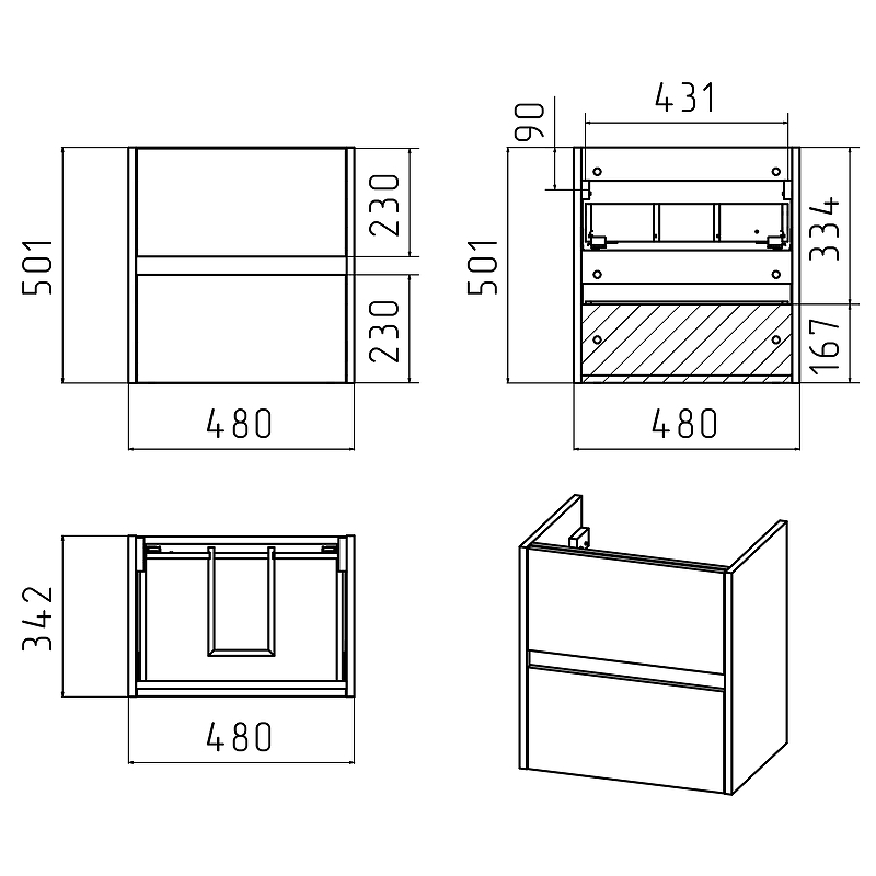 Тумба с раковиной Misty Алиса 50 УТ000011217 подвесная Белая, купить, цена, заказать, магазин, доставка, скидка, промокод, купить, цена, заказать, магазин, доставка, скидка, промокод