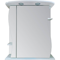 Зеркальный шкаф Misty Лиана 65 L Э-Лиа02065-01СвЛ с подсветкой Белый, купить, цена, заказать, магазин, доставка, скидка, промокод, купить, цена, заказать, магазин, доставка, скидка, промокод