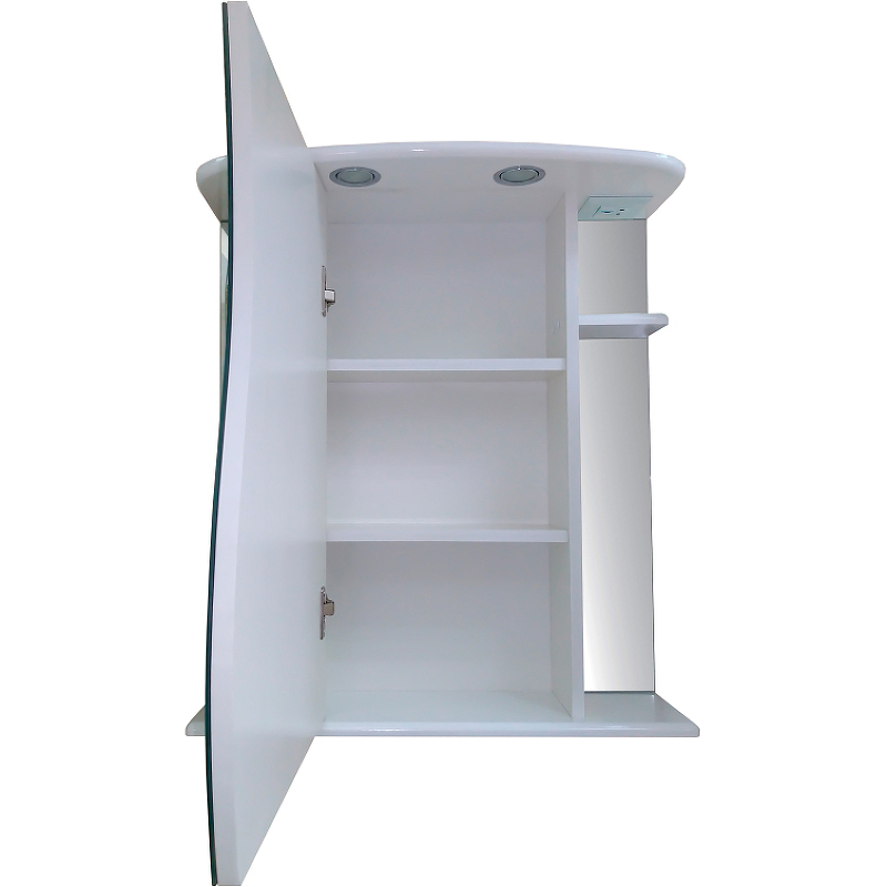 Зеркальный шкаф Misty Лиана 65 L Э-Лиа02065-01СвЛ с подсветкой Белый, купить, цена, заказать, магазин, доставка, скидка, промокод, купить, цена, заказать, магазин, доставка, скидка, промокод