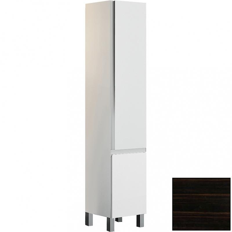 Шкаф пенал SanVit Авеню-3 32 pavenu3 с фактурой под дерево с бельевой корзиной Черное дерево, купить, цена, заказать, магазин, доставка, скидка, промокод, купить, цена, заказать, магазин, доставка, скидка, промокод