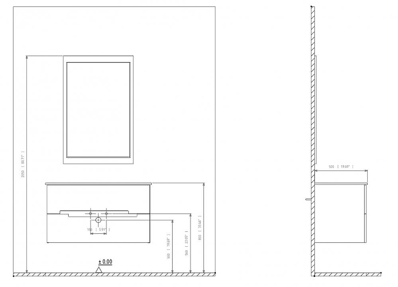 Тумба с раковиной Orka Lodi 65 5005880 подвесная цвет Белый Золото, купить, цена, заказать, магазин, доставка, скидка, промокод, купить, цена, заказать, магазин, доставка, скидка, промокод