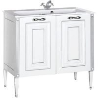 Тумба с раковиной Aquanet Паола 90 213016 Белая, купить, цена, заказать, магазин, доставка, скидка, промокод, купить, цена, заказать, магазин, доставка, скидка, промокод