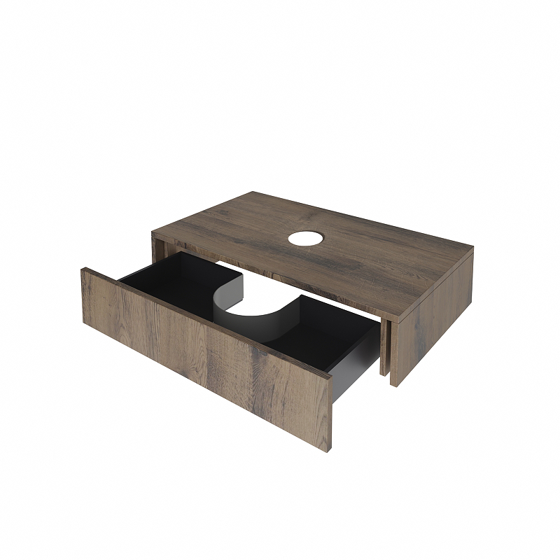 Тумба под раковину ЗОВ Токио 100 T100ATC1 подвесная цвет Древесина Аттик, купить, цена, заказать, магазин, доставка, скидка, промокод, купить, цена, заказать, магазин, доставка, скидка, промокод