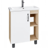 Тумба под раковину Grossman Флай 60 106001 Дуб сонома Белая, купить, цена, заказать, магазин, доставка, скидка, промокод, купить, цена, заказать, магазин, доставка, скидка, промокод