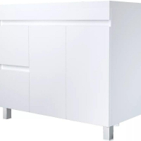 Тумба под раковину 1MarKa Cube 100Н У79527 Белый глянец, купить, цена, заказать, магазин, доставка, скидка, промокод, купить, цена, заказать, магазин, доставка, скидка, промокод