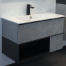 Тумба с раковиной Comforty Франкфурт 90 00-00007342 подвесная Бетон светлый, купить, цена, заказать, магазин, доставка, скидка, промокод, купить, цена, заказать, магазин, доставка, скидка, промокод