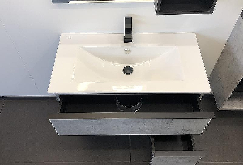 Тумба с раковиной Comforty Франкфурт 90 00-00007342 подвесная Бетон светлый, купить, цена, заказать, магазин, доставка, скидка, промокод, купить, цена, заказать, магазин, доставка, скидка, промокод