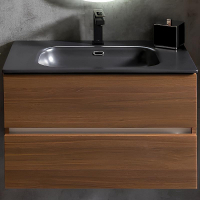 Тумба под раковину Boheme Armadi Art Vallessi 80 837-080-D подвесная Dark Oak, купить, цена, заказать, магазин, доставка, скидка, промокод, купить, цена, заказать, магазин, доставка, скидка, промокод