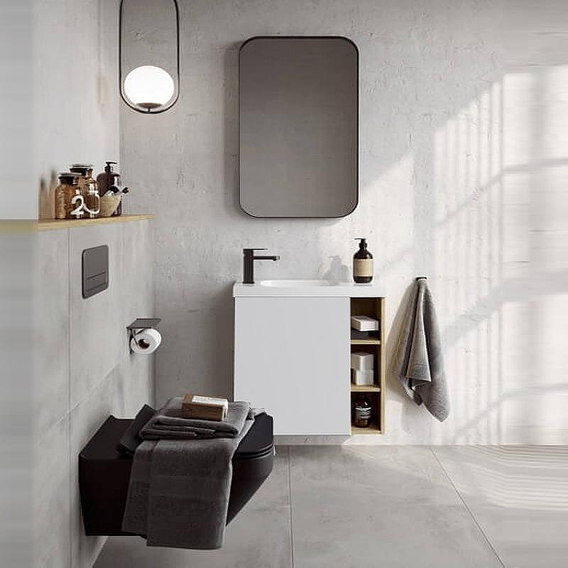 Корпус тумбы под раковину Aqwella Alba 60 L ALB0106LDD подвесной Дуб Давос, купить, цена, заказать, магазин, доставка, скидка, промокод, купить, цена, заказать, магазин, доставка, скидка, промокод