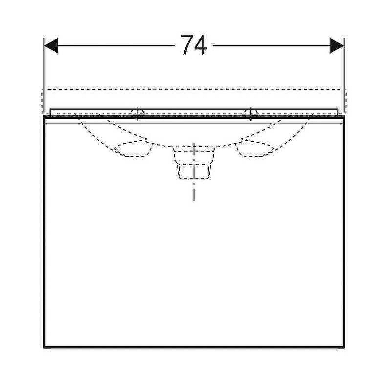 Тумба под раковину Geberit (Keramag) Acanto 74 500.611.01.2 подвесная Белая глянцевая, купить, цена, заказать, магазин, доставка, скидка, промокод, купить, цена, заказать, магазин, доставка, скидка, промокод