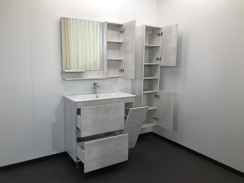 Шкаф пенал Comforty Верона 35 00004137140 подвесной Дуб белый, купить, цена, заказать, магазин, доставка, скидка, промокод, купить, цена, заказать, магазин, доставка, скидка, промокод