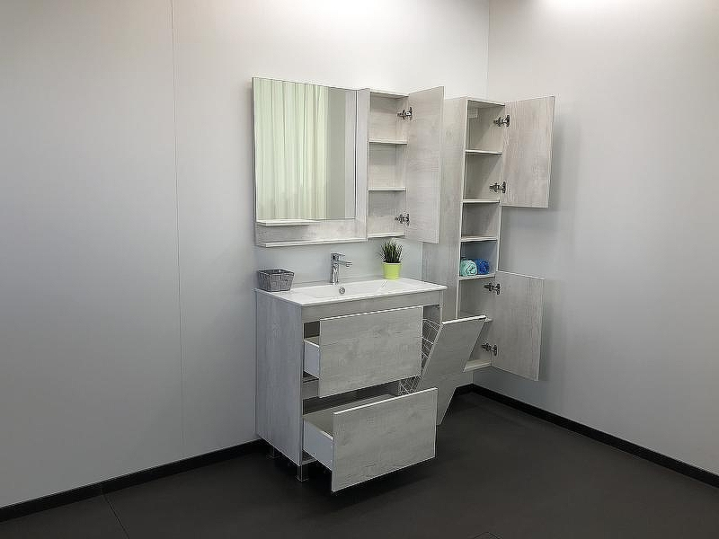 Шкаф пенал Comforty Верона 35 00004137140 подвесной Дуб белый, купить, цена, заказать, магазин, доставка, скидка, промокод, купить, цена, заказать, магазин, доставка, скидка, промокод