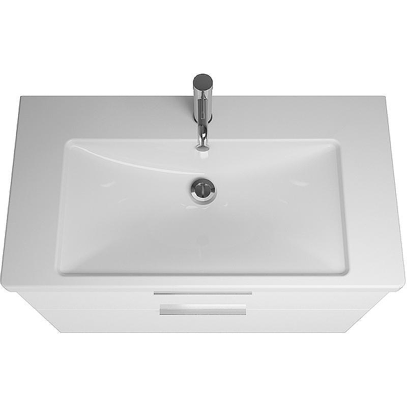 Тумба с раковиной Burgbad Eqio 95 SEYQ093F2009G0146C001*1 Белая глянцевая, купить, цена, заказать, магазин, доставка, скидка, промокод, купить, цена, заказать, магазин, доставка, скидка, промокод