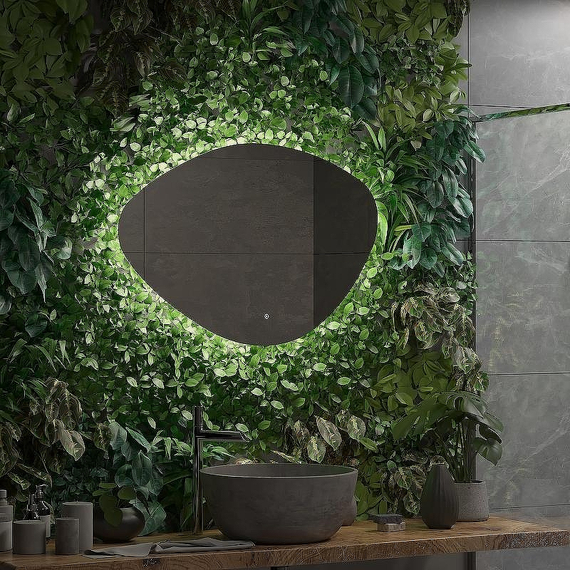 Зеркало Континент Alma 1000х700 ЗЛП614 с подсветкой с сенсорным выключателем, купить, цена, заказать, магазин, доставка, скидка, промокод, купить, цена, заказать, магазин, доставка, скидка, промокод