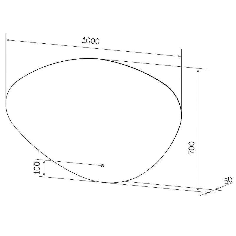 Зеркало Континент Alma 1000х700 ЗЛП614 с подсветкой с сенсорным выключателем, купить, цена, заказать, магазин, доставка, скидка, промокод, купить, цена, заказать, магазин, доставка, скидка, промокод