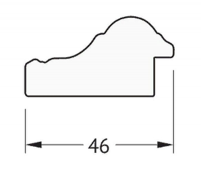 Зеркало Evoform Definite 102х52 BY 1052 в багетной раме - Бусы золотые 46