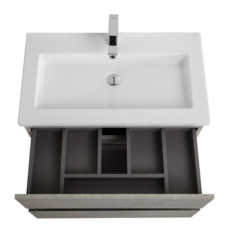 Тумба под раковину Cezares Molveno 46 80 MOLVENO 46-80-2C-SO-BET подвесная Beton, купить, цена, заказать, магазин, доставка, скидка, промокод, купить, цена, заказать, магазин, доставка, скидка, промокод