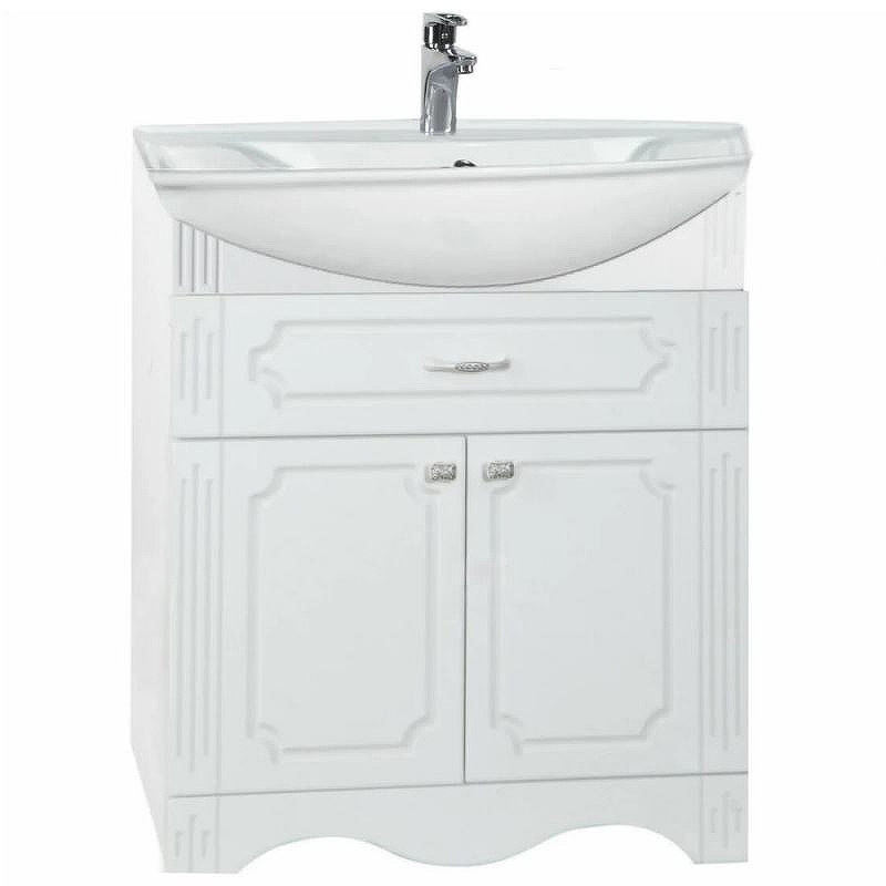 Тумба под раковину Bellezza Кантри 75 4639912000011 Белая, купить, цена, заказать, магазин, доставка, скидка, промокод, купить, цена, заказать, магазин, доставка, скидка, промокод