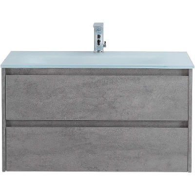 Тумба под раковину BelBagno Kraft 90 KRAFT-900-2C-SO-CG подвесная Cemento Grigio