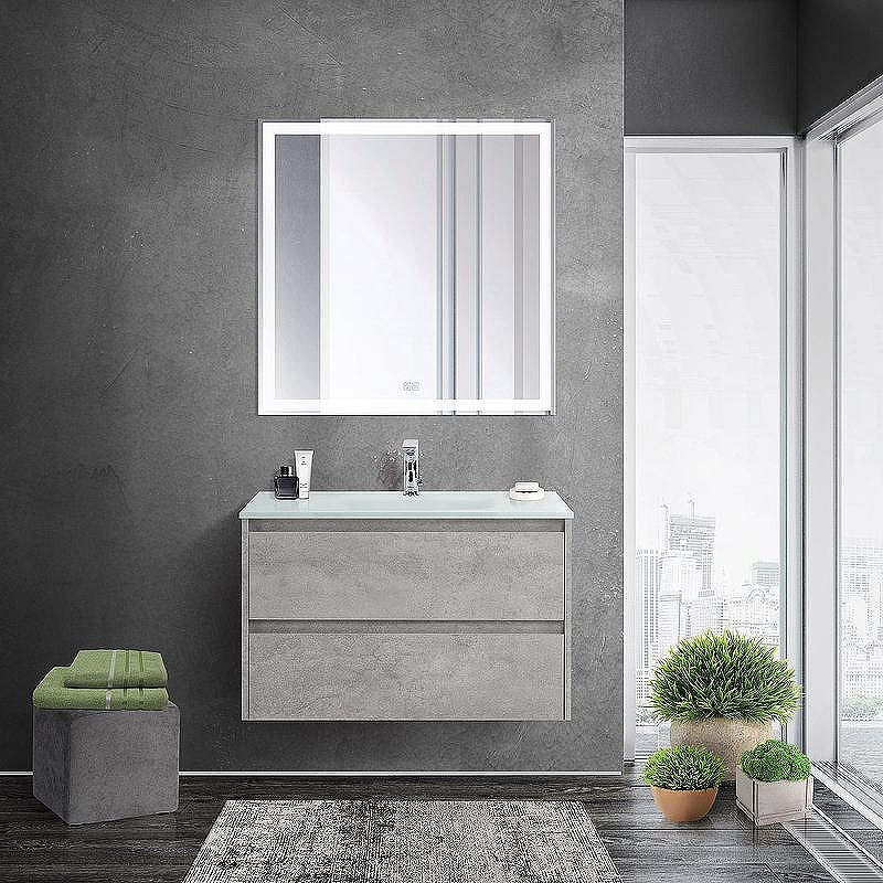 Тумба под раковину BelBagno Kraft 90 KRAFT-900-2C-SO-CG подвесная Cemento Grigio, купить, цена, заказать, магазин, доставка, скидка, промокод, купить, цена, заказать, магазин, доставка, скидка, промокод