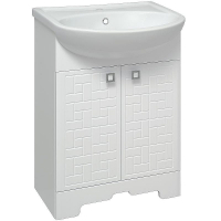 Тумба под раковину Runo Авила 60 00000001045 Белая, купить, цена, заказать, магазин, доставка, скидка, промокод, купить, цена, заказать, магазин, доставка, скидка, промокод