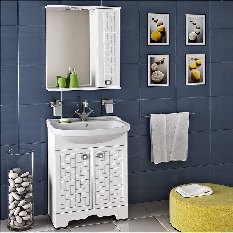 Тумба под раковину Runo Авила 60 00000001045 Белая, купить, цена, заказать, магазин, доставка, скидка, промокод, купить, цена, заказать, магазин, доставка, скидка, промокод