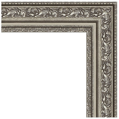 Зеркало Evoform Definite 84х64 BY 3168 в багетной раме - Виньетка состаренное серебро 56