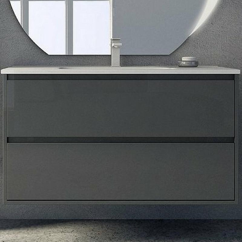 Тумба под раковину Cezares Glass 100 41805 подвесная Antracite, купить, цена, заказать, магазин, доставка, скидка, промокод, купить, цена, заказать, магазин, доставка, скидка, промокод