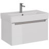 Тумба под раковину Lemark Buno Mini 80 LM05BM80T подвесная Белый глянец, купить, цена, заказать, магазин, доставка, скидка, промокод, купить, цена, заказать, магазин, доставка, скидка, промокод