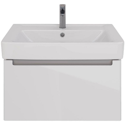 Тумба под раковину Lemark Buno Mini 80 LM05BM80T подвесная Белый глянец