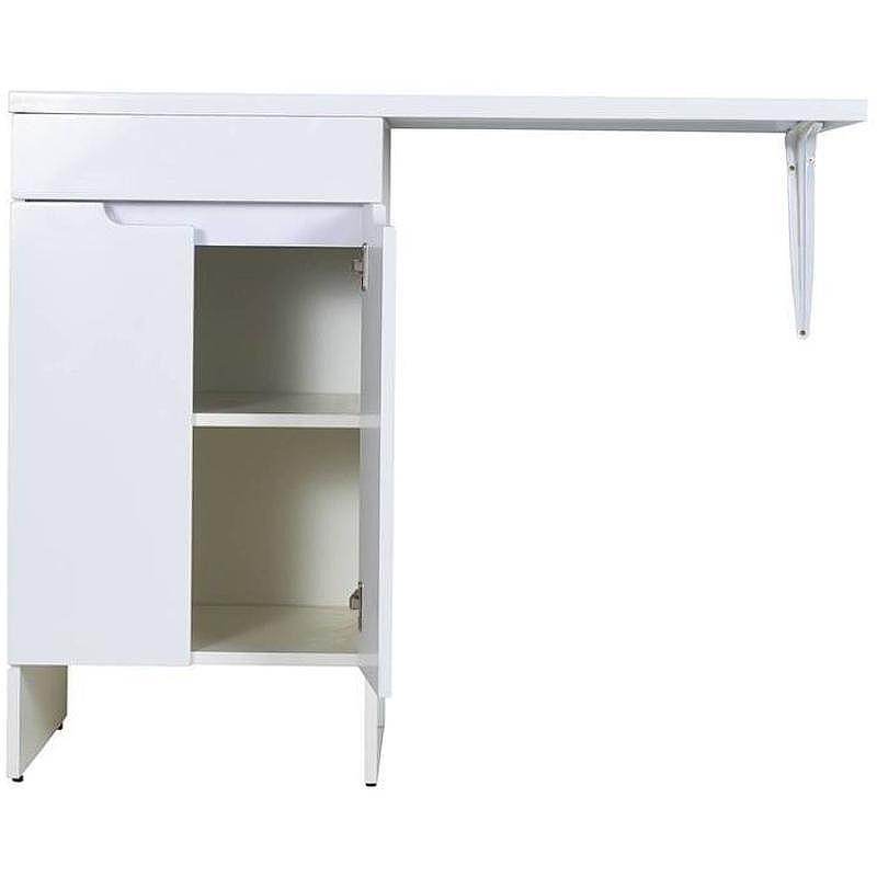 Тумба с раковиной Orange Sistema 110 L STD-110TUW+RAL Белая, купить, цена, заказать, магазин, доставка, скидка, промокод, купить, цена, заказать, магазин, доставка, скидка, промокод