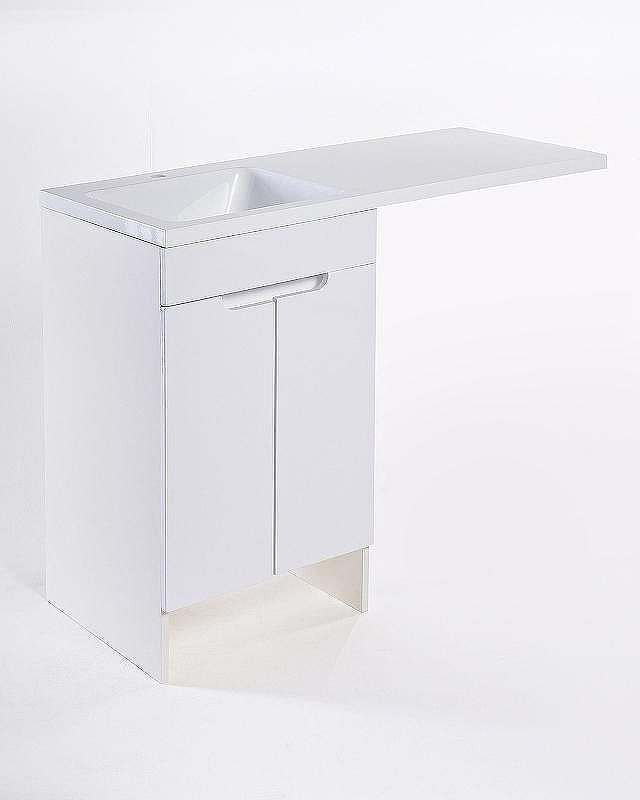 Тумба с раковиной Orange Sistema 110 L STD-110TUW+RAL Белая, купить, цена, заказать, магазин, доставка, скидка, промокод, купить, цена, заказать, магазин, доставка, скидка, промокод