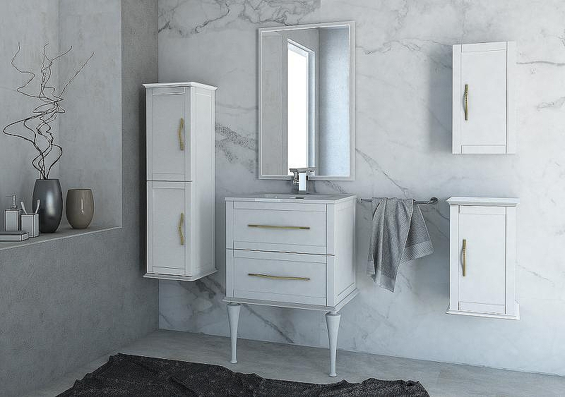 Тумба под раковину Cezares Tiffany 60 54945 подвесная Bianco opaco, купить, цена, заказать, магазин, доставка, скидка, промокод, купить, цена, заказать, магазин, доставка, скидка, промокод