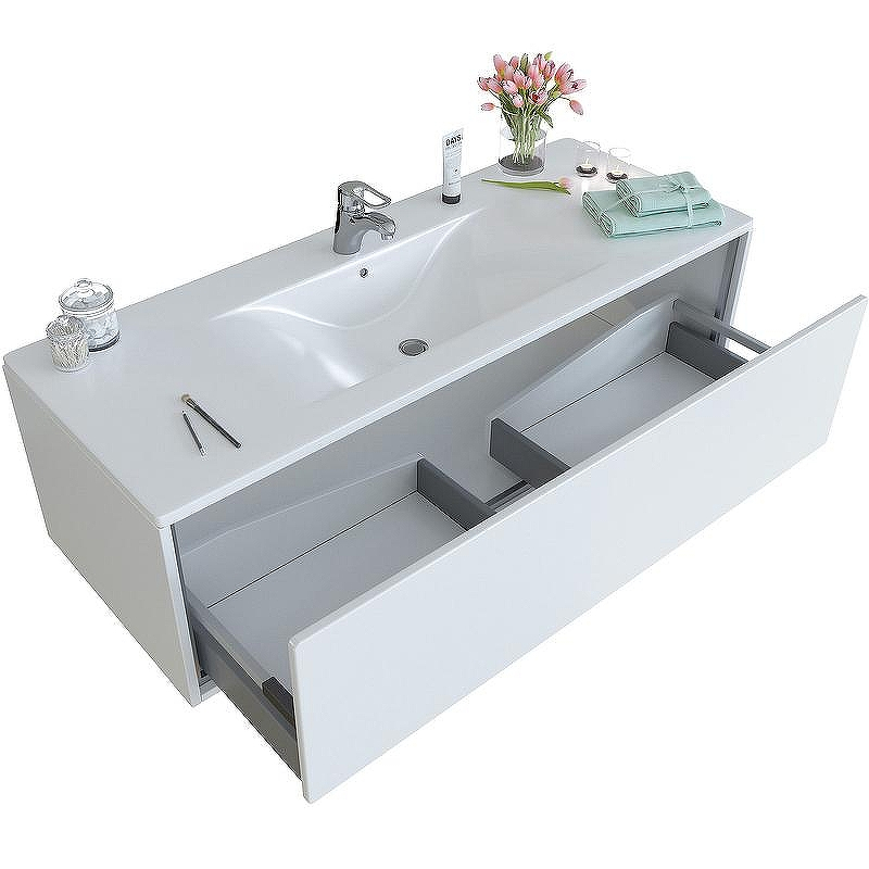 Тумба с раковиной SanVit Бруно-1 120 kbruno1120w подвесная Белая глянцевая, купить, цена, заказать, магазин, доставка, скидка, промокод, купить, цена, заказать, магазин, доставка, скидка, промокод