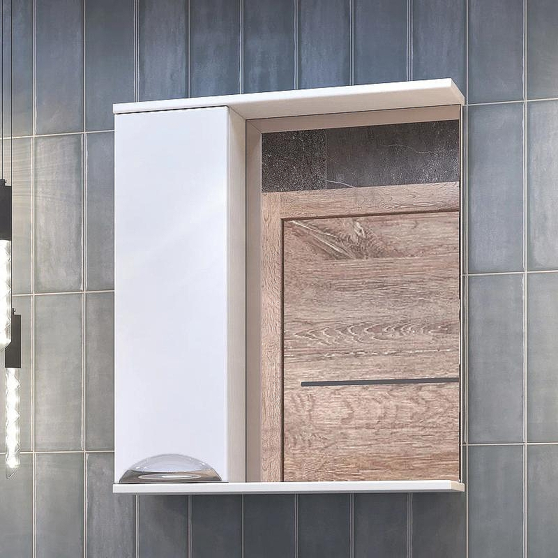 Зеркало со шкафом Vigo Callao 60 L z.CAL.60.L Белое, купить, цена, заказать, магазин, доставка, скидка, промокод, купить, цена, заказать, магазин, доставка, скидка, промокод