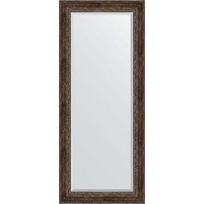 Зеркало Evoform Exclusive Floor 207х87 BY 6140 с фацетом в багетной раме - Состаренное дерево с орнаментом 120