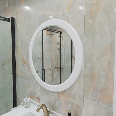 Зеркало Caprigo Valletta 80 35330-112.000.00.05 Белое матовое