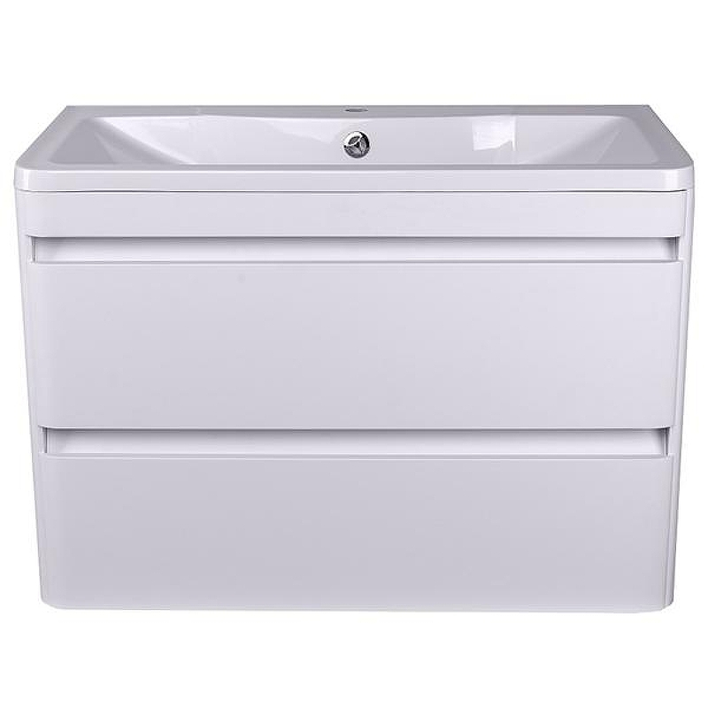 Тумба под раковину Style Line Атлантика Люкс Plus 90 СС-00002210 подвесная Антискрейч, купить, цена, заказать, магазин, доставка, скидка, промокод, купить, цена, заказать, магазин, доставка, скидка, промокод