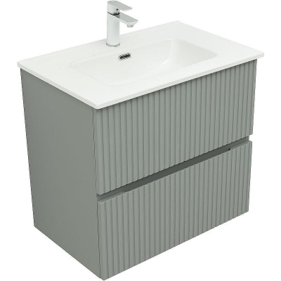 Тумба под раковину Aquanet Джейн 70 313317 подвесная Мисти грин
