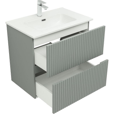 Тумба под раковину Aquanet Джейн 70 313317 подвесная Мисти грин