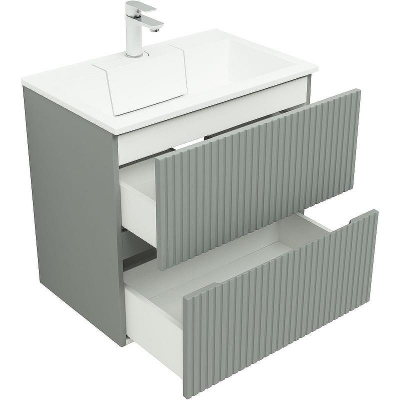 Тумба под раковину Aquanet Джейн 70 313317 подвесная Мисти грин