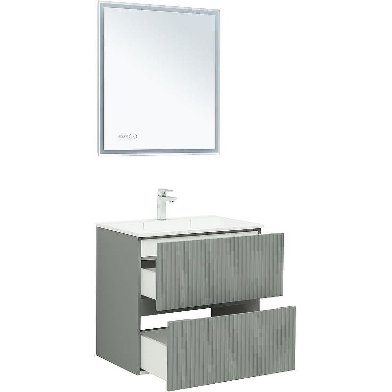 Тумба под раковину Aquanet Джейн 70 313317 подвесная Мисти грин, купить, цена, заказать, магазин, доставка, скидка, промокод, купить, цена, заказать, магазин, доставка, скидка, промокод