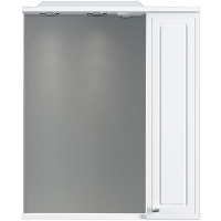 Зеркало со шкафом Damixa RedBlu Palace One 60 M41MPR0601WG с подсветкой Белый, купить, цена, заказать, магазин, доставка, скидка, промокод, купить, цена, заказать, магазин, доставка, скидка, промокод