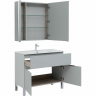 Комплект мебели для ванной Aquanet Алвита New 100 273990 Серый матовый, купить, цена, заказать, магазин, доставка, скидка, промокод, купить, цена, заказать, магазин, доставка, скидка, промокод